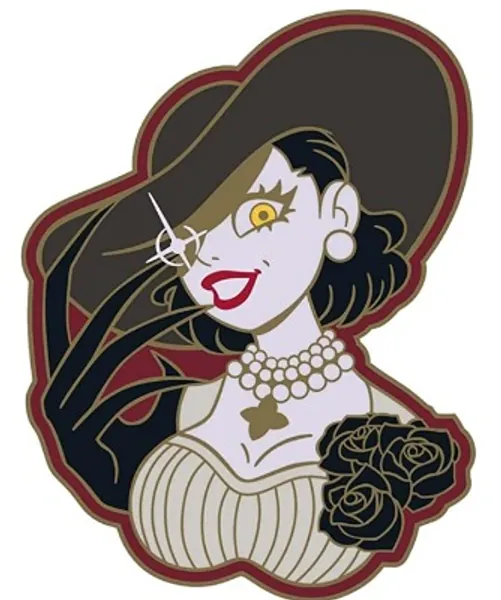 Resident Evil Brooch Pin Alloy Dimitrescu Badges