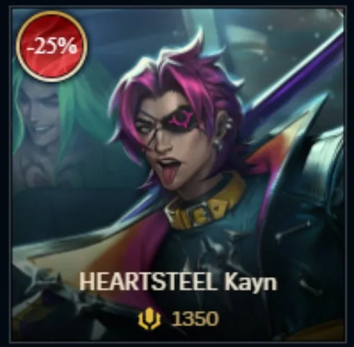 [25% OFF]HEARTSTEEL Kayn