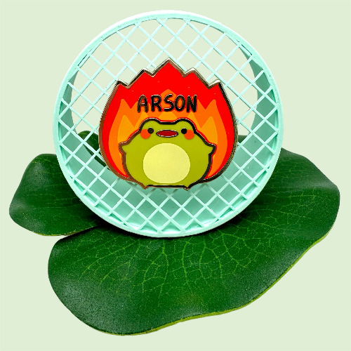 Arson Frog Pin - A Grade