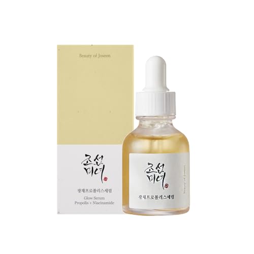 Beauty of Joseon Glow Serum Propolis and Niacinamide Hydrating Facial Soothing Moisturizer for Irritated Uneven Skin Tone, Korean Skin Care 30ml, 1 fl.oz - Glow Serum