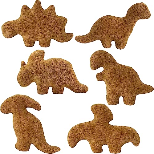 6 Packs Mini Dino Nugget Pillow
