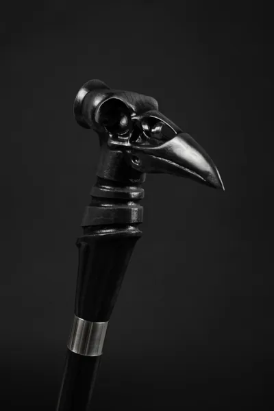 Fancy Walking Canes Black Crow Skull Walking Cane Walking Stick Goth Style