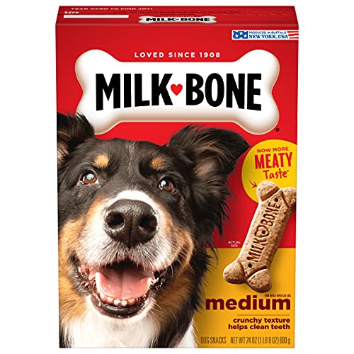 Milk-Bone Original Dog Treats Biscuits for Medium Dogs, 24 Ounce (Pack of 1) (Packaging May Vary) - Medium - 24 Ounce (Pack of 1)