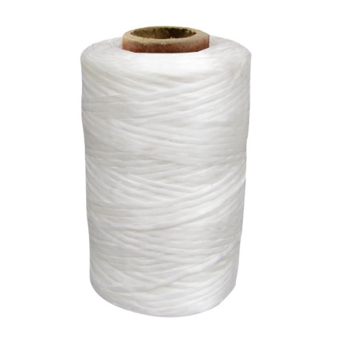 Treasure Gurus 1 Single Spool White Sinew Waxed Beading Craft Poly Thread Artificial Wax Sinue - 