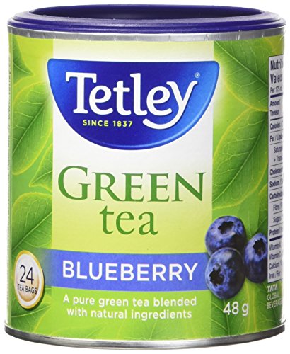 Tetley Tea Blueberry Green Tea, 24-Count