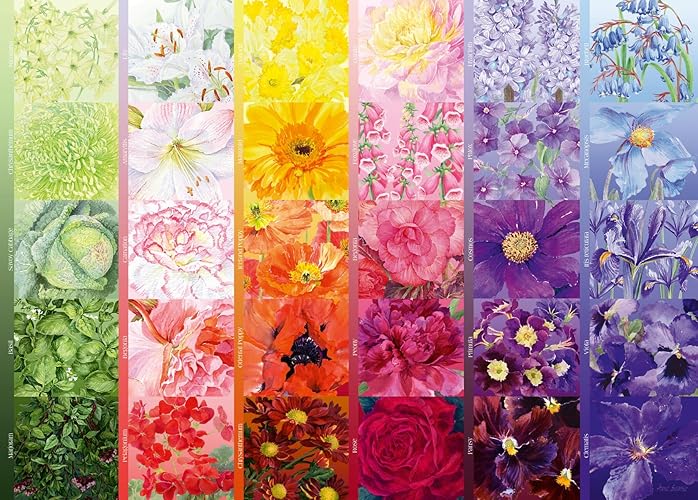 Ravensburger Gardener's Palette 1000 Piece Jigsaw Puzzle for Adults - 12000335 - Handcrafted Tooling, Made in Germany, Every Piece Fits Together Perfectly - New Packaging