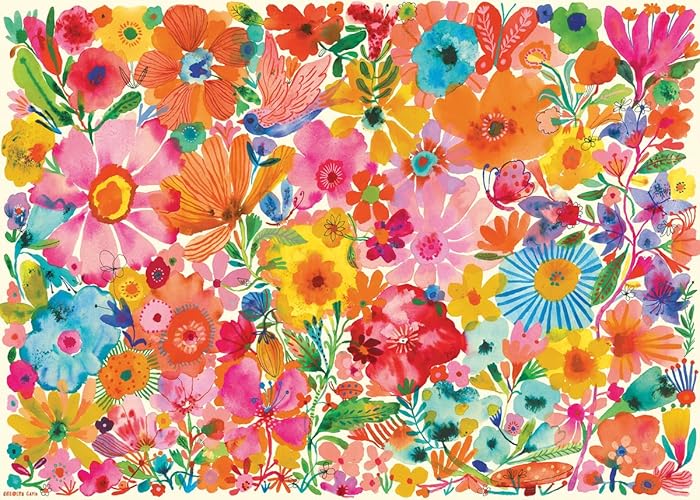 Ravensburger Blossoming Beauties 1000 Piece Jigsaw Puzzle for Adults - 12000632 - Handcrafted Tooling, Made in Germany, Every Piece Fits Together Perfectly - New Packaging