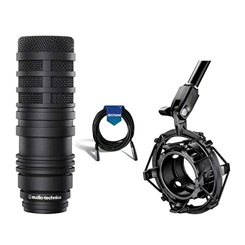Audio-Technica BP40 Bundle With Audio-Technica AT8484 Shockmount, 20' Heavy Duty XLR Cable