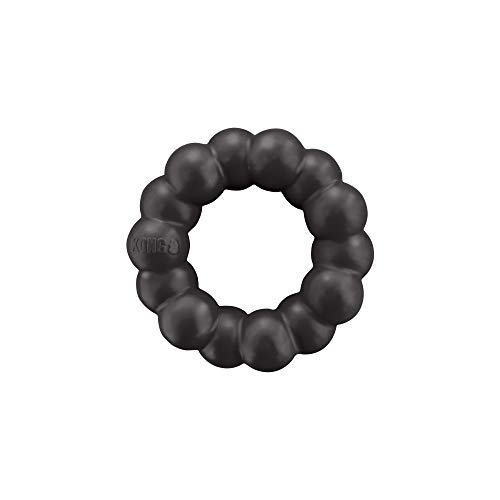 KONG Extreme Ring - Durable Natural Rubber Ring Toy for Healthy Chewing Habits - Chew Toy Supports Dog Dental Health - Dog Toy Supports Instincts During Playtime - for XL Dogs