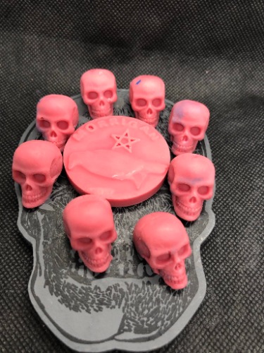 Morrigan wax melt tart goddess wicca witchcraft pagan - 12 skull pack