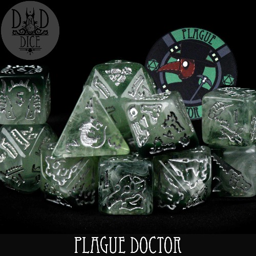 Plague Doctor 11 Dice Set