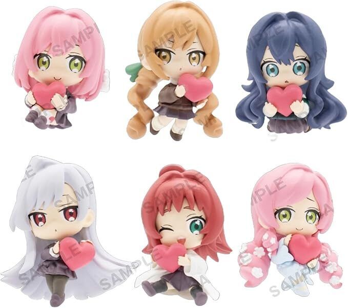 100 girlfriends who love you very much Mugyumini Collection Complete Set of 6 