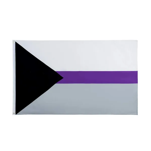 Flaglink Demisexual Pride Flag 3x5 Fts - LGBTQIA Demisexuality Gender Rainbow Banner - Demisexual