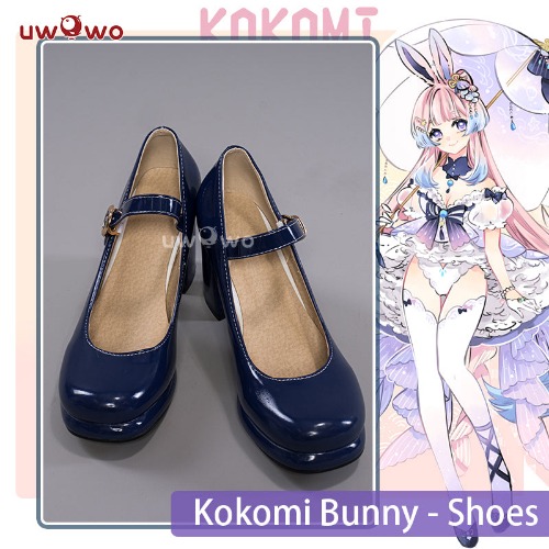 Uwowo Genshin Impact Fanart Kokomi Bunny Suit Cute Cosplay Shoes - 39