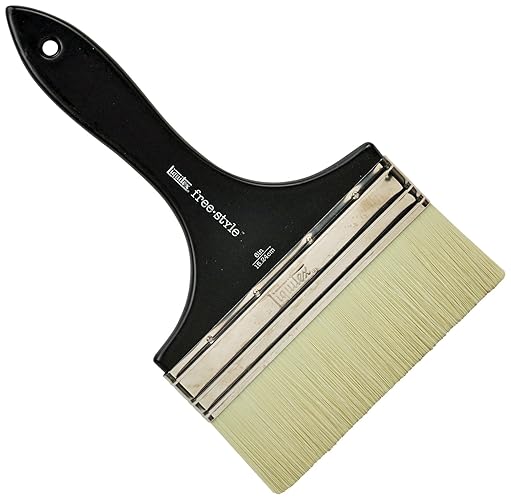 Liquitex Large Scale Broad Flat/Varnish Brush, 6" - 6" - Large Scale Broad Flat/Varnish