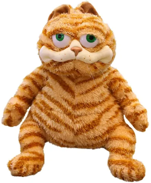 My Super Star Cute Garfield The Cat Plush Dolls Gifts Toys Plush Pillows Boys Girls Yellow Cat Animal Cartoon Figures … (12'')