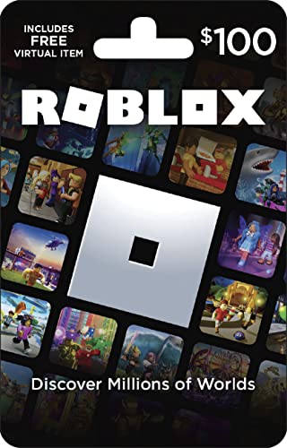 Roblox Physical Gift Card [Includes Free Virtual Item] [Redeem Worldwide] - 100 - Standard