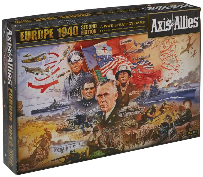 Wizards of the Coast Axis and Allies Europe 1940 2nd Edition Board Game - 