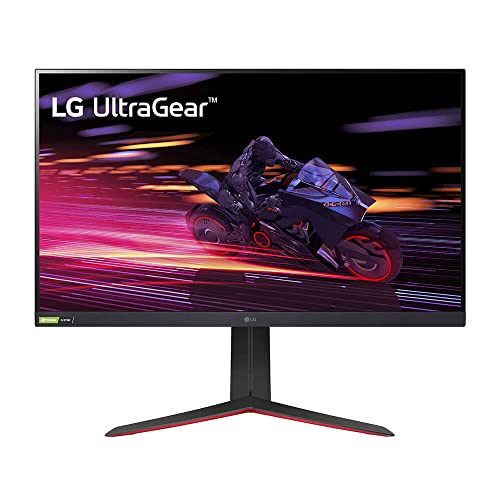 LG 32GP750-B 32 Inch QHD (2560 x 1440) IPS UltraGear Gaming Monitor with 1ms (GtG) and 165Hz Refresh Rate, NVIDIA G-SYNC Compatible with AMD FreeSync Premium, Tilt/Height/Pivot Adjustable - Black - 165Hz