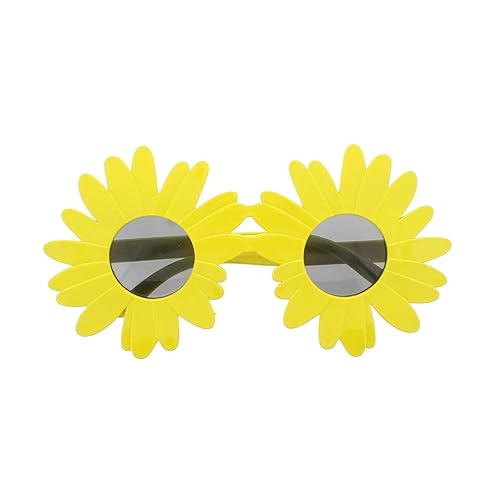 Zac's Alter Ego Fancy Dress Yellow Sunflower Glasses