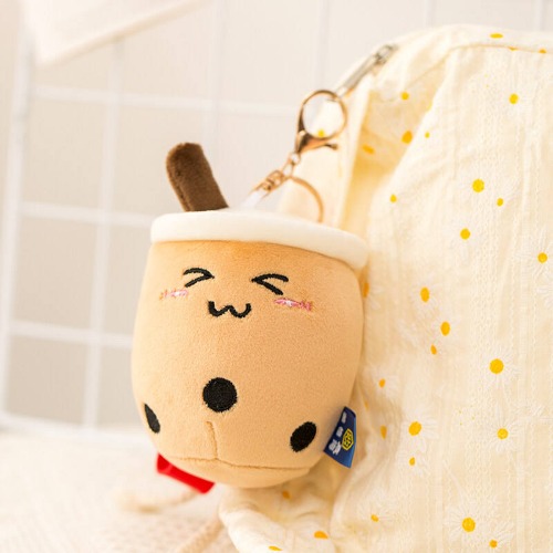 Aurora - Boba Plush Keychain - Brown close eyes / 10cm 0.06kg
