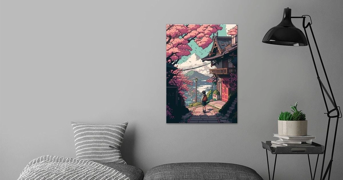 'Japan Pixel Art 03' Poster by KyzArt | Displate