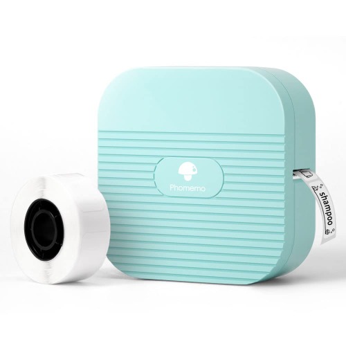 Phomemo [Nieuwe versie] Q31 Tragbares Etikettering Mini Labelmaker, Bluetooth Labeldrucker voor iOS & Android, Gebruiksaanwijzing Label Printer-met 1 Rollenlabel