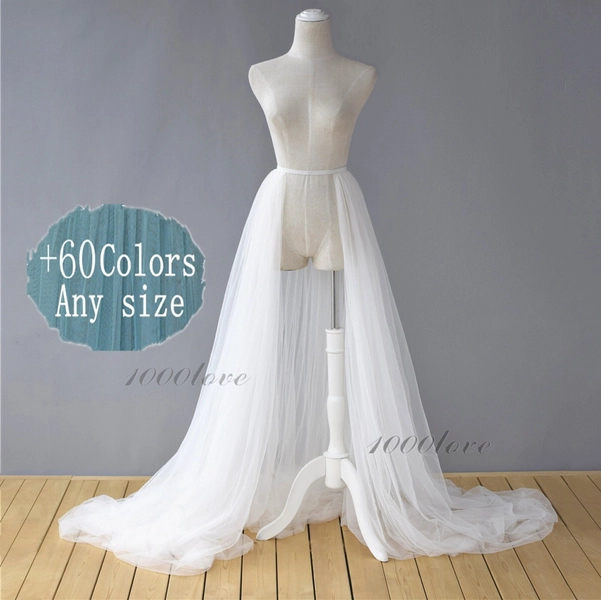 White detachable overskirt,  one layer  two layer or three layer ,softest tulle skirt ,bride wedding  skirt,photo shoot tulle skirt