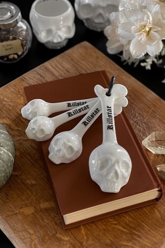 Cranium Measuring Spoons | One Size / White / 100% Ceramic