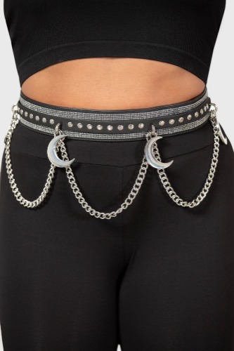 Luna's Levitation Belt | L-XXL / Black / 100% PU