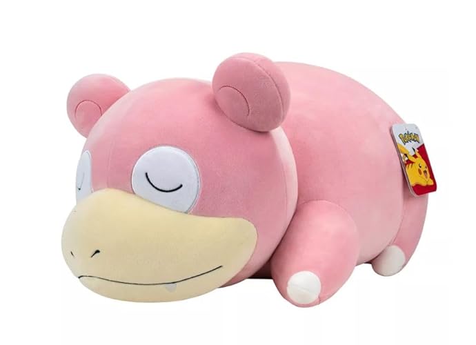 Pokémon Slowpoke Sleeping Plush - 18-Inch Premium Plush in Sleeping Pose - Slowpoke