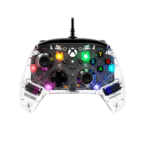 HyperX Clutch Gladiate - Wired Gaming RGB Controller - Xbox | Clear