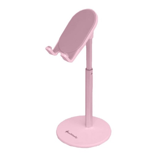 Multi-Angle Extendable Desk Cell Phone Holder & iPad Stand - Blush Pink