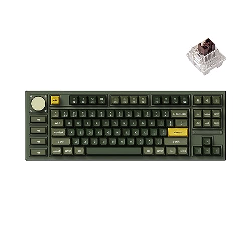 Keychron Q3 Pro SE Wireless Custom Mechanical Keyboard, Full Metal QMK/VIA Programmable TKL Layout Bluetooth/Wired RGB with Hot-swappable Keychron K Pro Brown Switch Compatible with Mac Windows Linux - Hot-swap Keychron K Pro Brown Switch