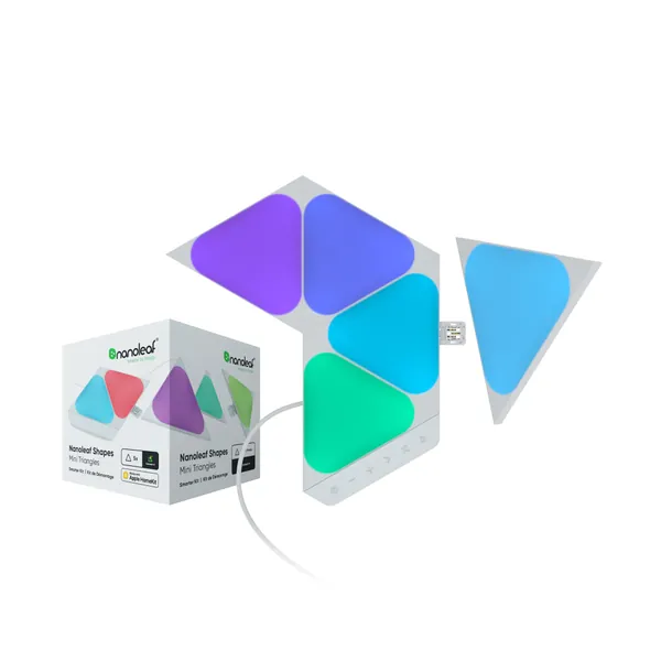 Nanoleaf Shapes- Mini Triangles Smarter Kit (5pk)