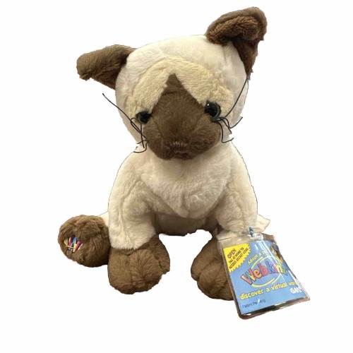 Webkinz Siamese Cat With Online Code To Collect And Love Ganz