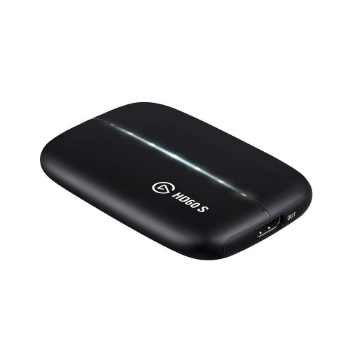 Elgato HD60 S, External Capture Card, Stream and Record in 1080p60 with ultra-low latency on PS5, PS4/Pro, Xbox Series X/S, Xbox One X/S, in OBS, Twitch, YouTube, works with PC/Mac - 