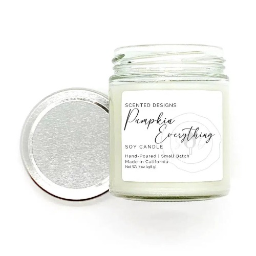 Pumpkin Everything Soy Candle - 7oz Glass Jar | Pumpkin Everything