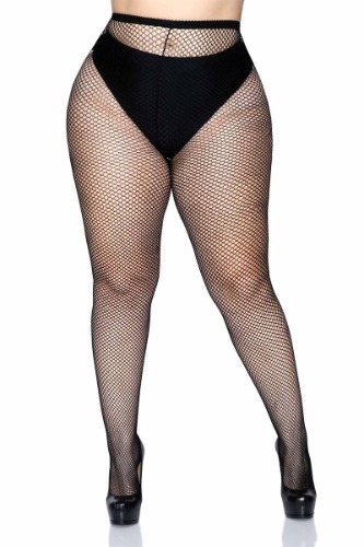 Fishnet Tights [PLUS SIZE] | Black
