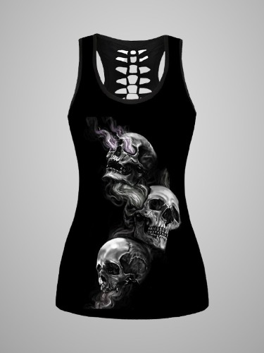 3D Printed Skull Hollow Top