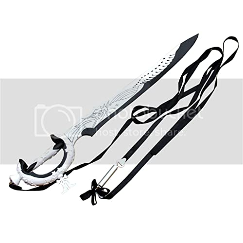 Mtxc Drag-on Dragoon III Zero Cosplay Prop Sword Silver