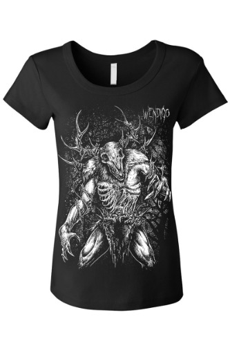 Wendigo T-shirt | Womens Scoop Neck / XXL