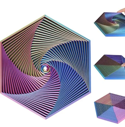 Ainiv 14.5 cm Fractal Fidget Hexagon