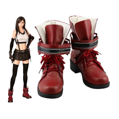 Final Fantasy VII Remake Tifa Lockhart Cosplay Shoes