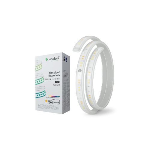 Nanoleaf Essentials Lightstrip Expansion, 1M Additional RGBW LED Strip Light - Smart Thread & Bluetooth Colour Changing Strip, Works with Google Assistant Apple Homekit, Room Decor & Gaming