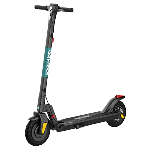 Gotrax Electric Scooter -10" Pneumatic Tires, MAX 20/28/38 Miles Range, 20Mph Power by 350W/500W Motor, All Aluminum Body, Digital Display and Cruise Control Foldable Commuter E-Scooter for Adult - Scooter - 20miles 36V 350W