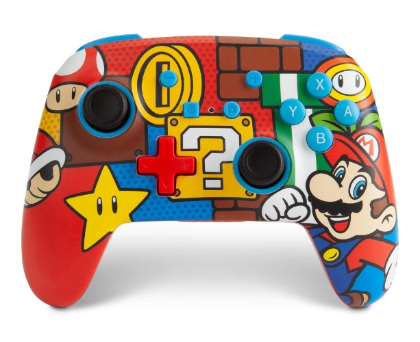 PowerA Enhanced Wireless Controller for Nintendo Switch - Mario Pop (Only at Amazon) - Mario Pop 0