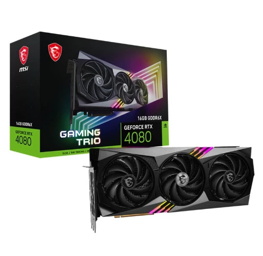 MSI GeForce RTX 4080 GAMING TRIO 16GB Video Card