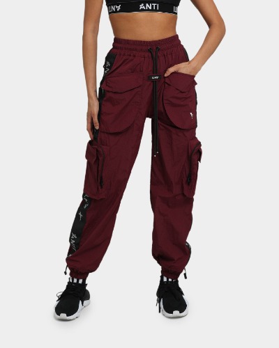 The Anti Order Galactic Utility Joggers Dark Burgundy | S