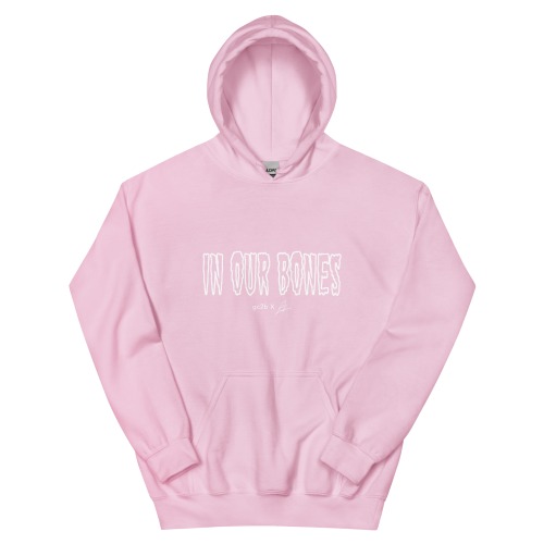 "In Our Bones" Statement Hoodie | Light Pink / 5XL
